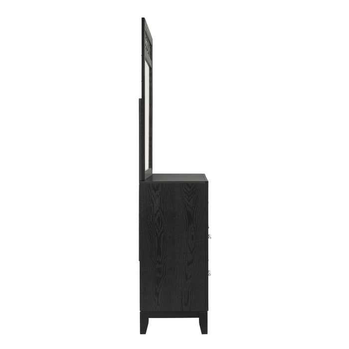OBSIDIAN DRESSER-BLACK - Furniture Stars (Chicago, IL)