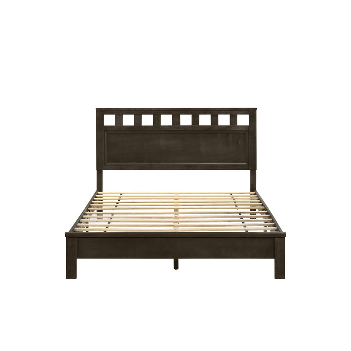 PISCES Full F PANEL BED-HB/FB/RAILS-GRAY