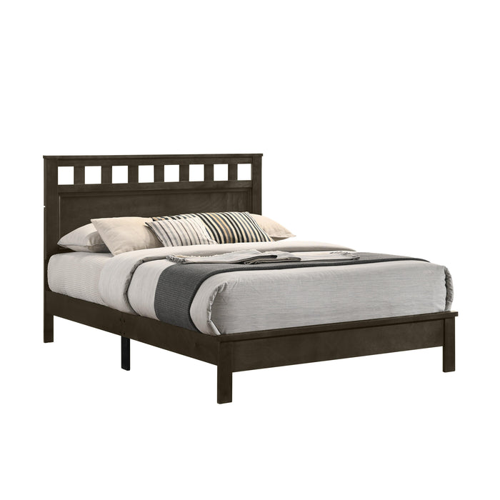 PISCES Full F PANEL BED-HB/FB/RAILS-GRAY
