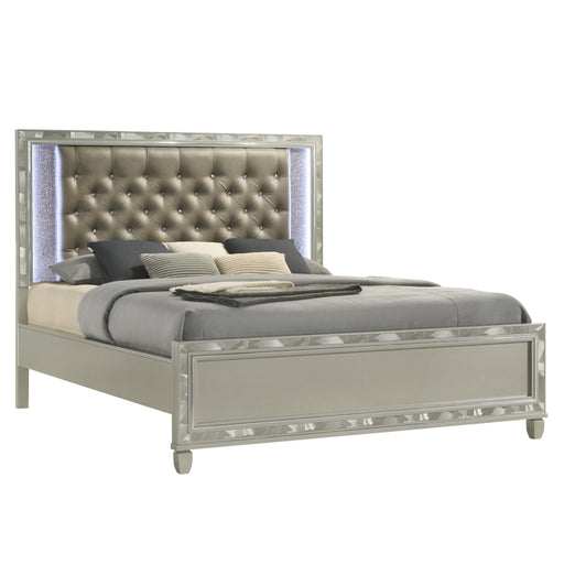 RADIANCE Eastern King-California King K FOOTBOARD & SLATS-SILVER - Furniture Stars (Chicago, IL)