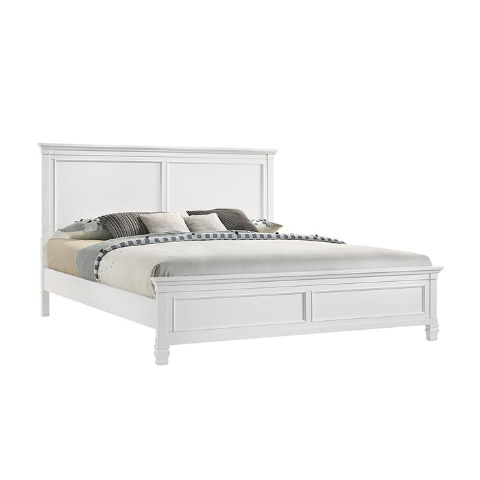 TAMARACK Eastern King/California King EK/WK HEADBOARD, FOOTBOARD & SLATS- WHITE - Furniture Stars (Chicago, IL)