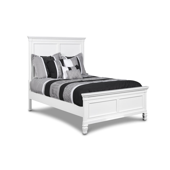 TAMARACK Eastern King/California King EK/WK HEADBOARD, FOOTBOARD & SLATS- WHITE - Furniture Stars (Chicago, IL)