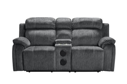 TANGO CONSOLE LOVESEAT W/SPEAKER-SHADOW - Furniture Stars (Chicago, IL)