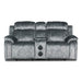 TANGO CONSOLE LOVESEAT W/SPEAKER & PWR FR-SHADOW - Furniture Stars (Chicago, IL)