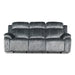 TANGO DUAL RECLINER SOFA W/PWR FR-SHADOW - Furniture Stars (Chicago, IL)