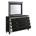 VALENTINO DRESSER-BLACK - Furniture Stars (Chicago, IL)