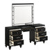 VALENTINO VANITY TABLE-BLACK - Furniture Stars (Chicago, IL)