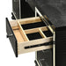 VALENTINO VANITY TABLE-BLACK - Furniture Stars (Chicago, IL)