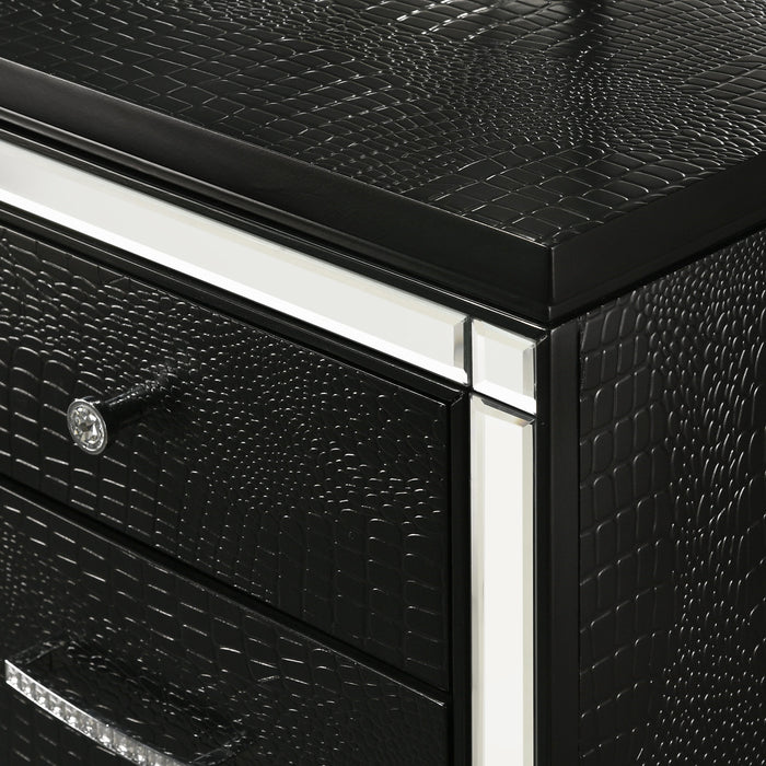 VALENTINO VANITY TABLE-BLACK - Furniture Stars (Chicago, IL)
