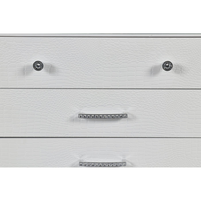 VALENTINO NIGHTSTAND-WHITE - Furniture Stars (Chicago, IL)