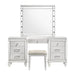 VALENTINO VANITY TABLE-WHITE - Furniture Stars (Chicago, IL)