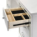 VALENTINO VANITY TABLE-WHITE - Furniture Stars (Chicago, IL)