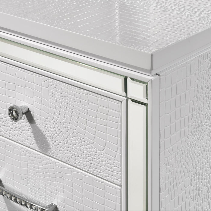VALENTINO VANITY TABLE-WHITE - Furniture Stars (Chicago, IL)