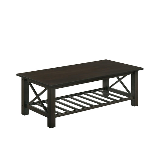 VESTA COFFEE TABLE-ESPRESSO - Furniture Stars (Chicago, IL)