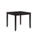 GIA 5PC 42" SQUARE  COUNTER TABLE & 4 CHAIRS-EBONY - Furniture Stars (Chicago, IL)