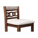 GIA 42" COUNTER  DROP LEAF TABLE W/2 CHAIRS-CHERRY - Furniture Stars (Chicago, IL)