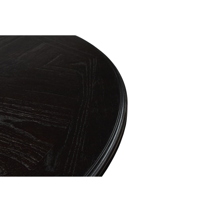 GIA ROUND COUNTER DINING 5 PC SET-EBONY - Furniture Stars (Chicago, IL)
