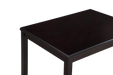 GIA 5PC 48" RECT. DINING TABLE & 4 CHAIRS-EBONY - Furniture Stars (Chicago, IL)