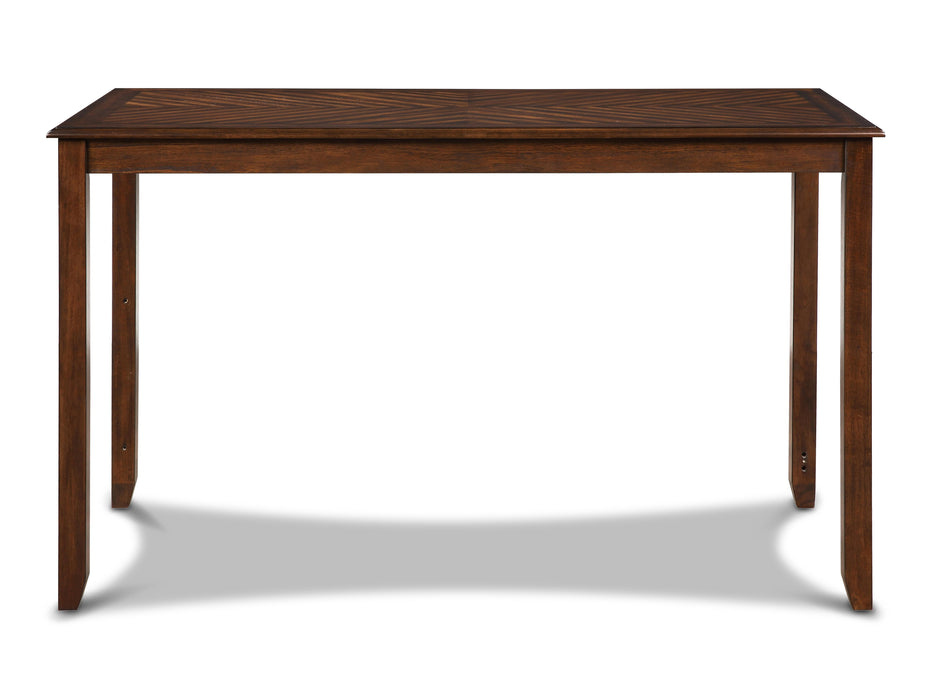 AMY  60" COUNTER TABLE+CHAIRS W/STG  (5 PC)  -CHERRY - Furniture Stars (Chicago, IL)