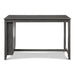 AMY  60" COUNTER TABLE+CHAIRS W/STG  (5 PCS)  -GRAY - Furniture Stars (Chicago, IL)