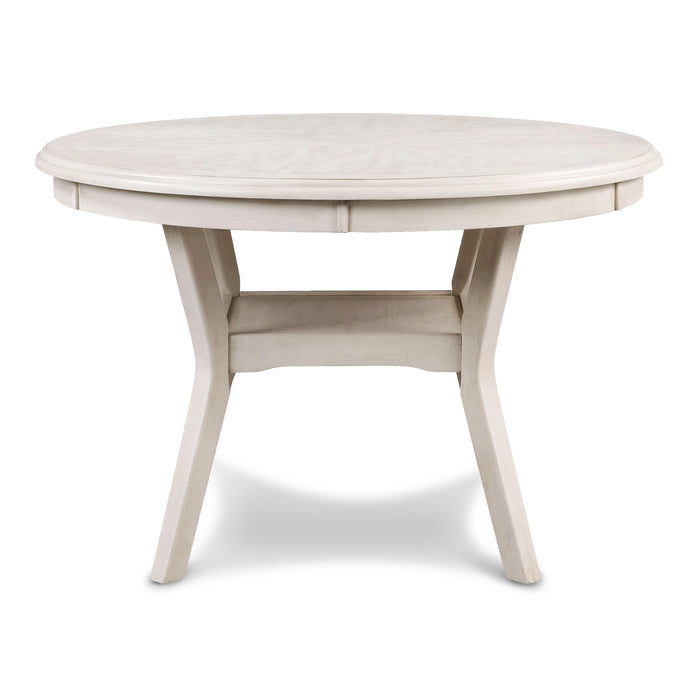AMY 5PC ROUND DINING SET- BISQUE - Furniture Stars (Chicago, IL)