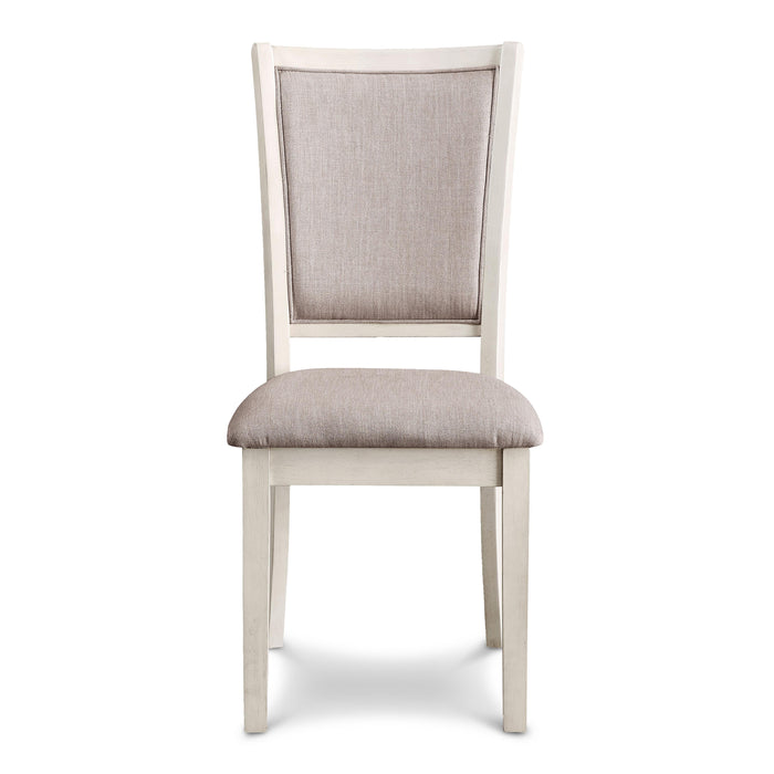 AMY 5PC ROUND DINING SET- BISQUE - Furniture Stars (Chicago, IL)