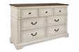 ANASTASIA DRESSER - ANT. WHITE - Furniture Stars (Chicago, IL)