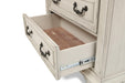 ANASTASIA  CHEST - ANT. WHITE - Furniture Stars (Chicago, IL)