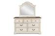 ANASTASIA MIRROR - ANT. WHITE - Furniture Stars (Chicago, IL)