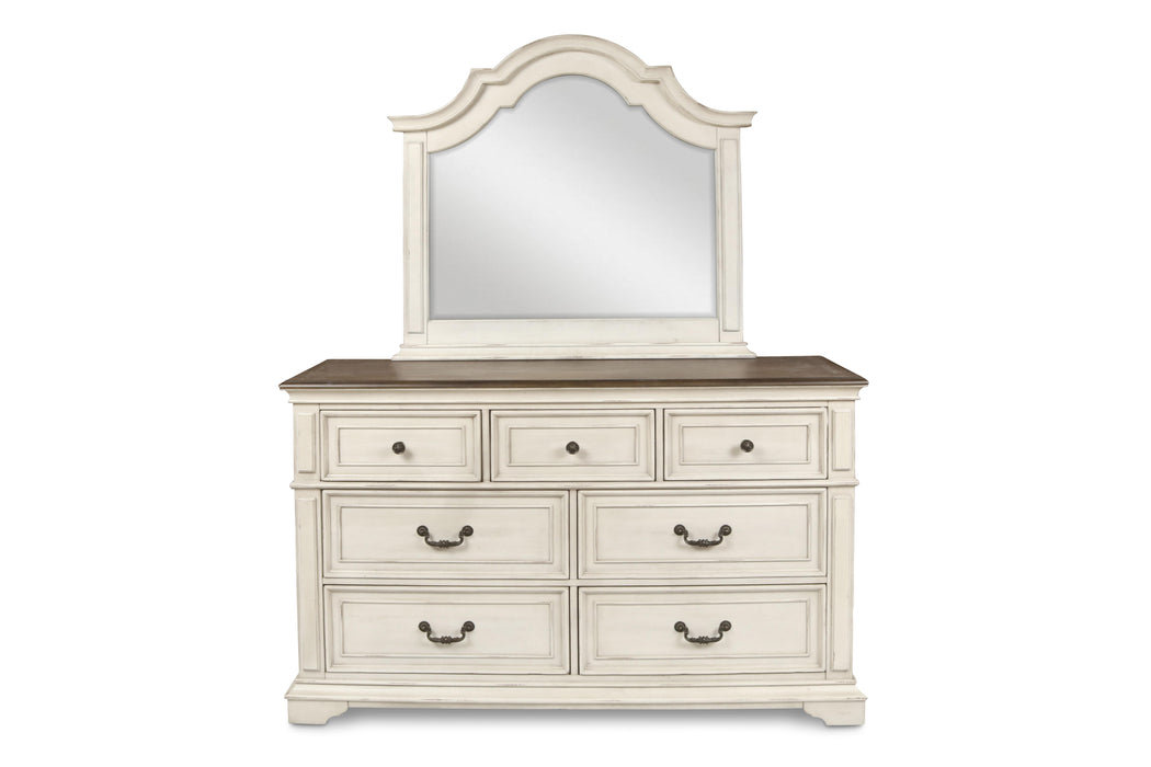 ANASTASIA MIRROR - ANT. WHITE - Furniture Stars (Chicago, IL)