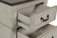 ANASTASIA NIGHTSTAND - ANT. WHITE - Furniture Stars (Chicago, IL)
