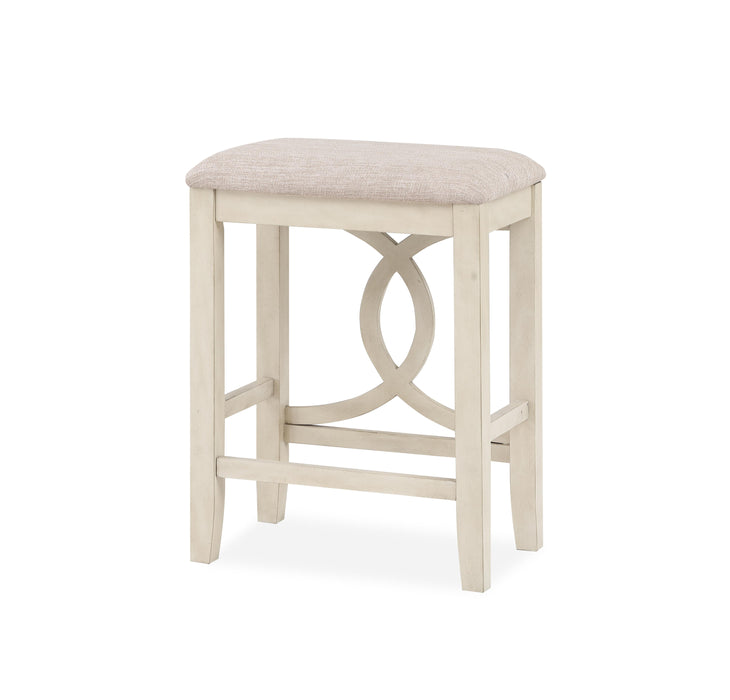 BELLA COUNTER TABLE & 2 STOOLS -2 TONE BISQUE