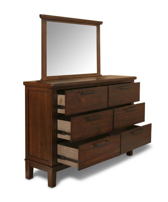 CAGNEY MIRROR - CHESTNUT - Furniture Stars (Chicago, IL)