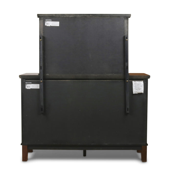 CAGNEY MIRROR - CHESTNUT - Furniture Stars (Chicago, IL)