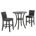 CRISPIN 36" ROUND BAR TABLE-SMOKE image