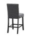 CRISPIN GRANITE GRAY COUNTER CHAIR- (2/Ctn) - Furniture Stars (Chicago, IL)