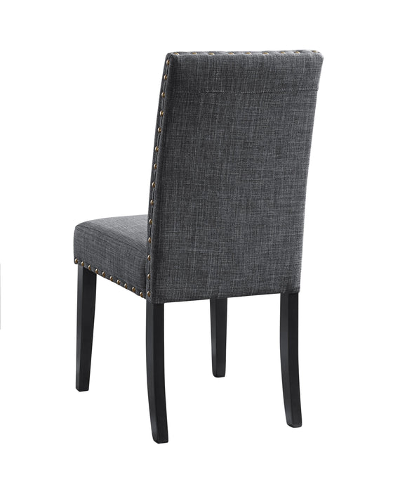 CRISPIN GRANITE GRAY DINING CHAIR- (2/Ctn) - Furniture Stars (Chicago, IL)
