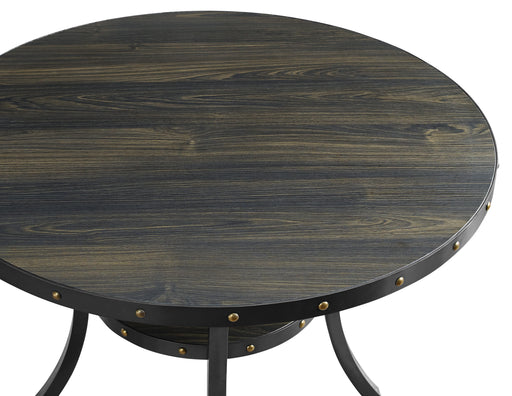 CRISPIN 48" ROUND DINING TABLE-SMOKE - Furniture Stars (Chicago, IL)