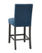 CRISPIN MARINE BLUE COUNTER CHAIR- (2/Ctn) - Furniture Stars (Chicago, IL)