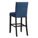 CRISPIN MARINE BLUE  BAR CHAIR- (2 /Ctn) - Furniture Stars (Chicago, IL)