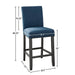 CRISPIN MARINE BLUE COUNTER CHAIR- (2/Ctn) - Furniture Stars (Chicago, IL)