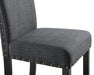 CRISPIN GRANITE GRAY DINING CHAIR- (2/Ctn) - Furniture Stars (Chicago, IL)