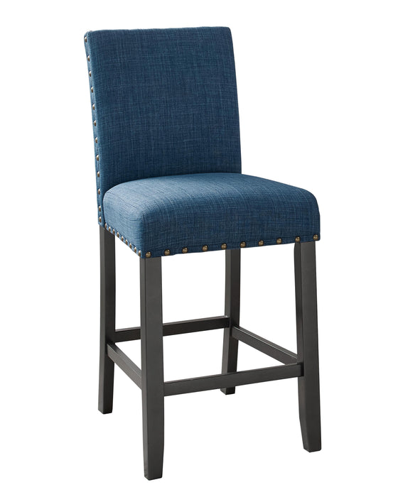 CRISPIN MARINE BLUE COUNTER CHAIR- (2/Ctn)