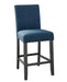 CRISPIN MARINE BLUE COUNTER CHAIR- (2/Ctn) - Furniture Stars (Chicago, IL)