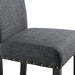 CRISPIN GRANITE GRAY BAR CHAIR- (2/Ctn) - Furniture Stars (Chicago, IL)