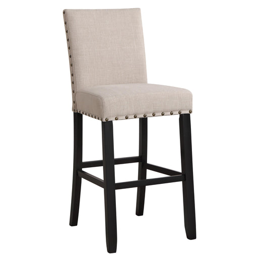 CRISPIN NATURAL BEIGE BAR CHAIR- (2/ Ctn) - Furniture Stars (Chicago, IL)
