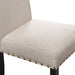 CRISPIN NATURAL BEIGE BAR CHAIR- (2/ Ctn) - Furniture Stars (Chicago, IL)