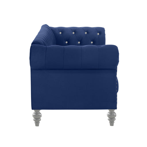 EMMA CRYSTAL LOVESEAT-ROYAL BLUE - Furniture Stars (Chicago, IL)