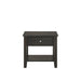 EVANDER END TABLE WITH DRAWER-ESPRESSO - Furniture Stars (Chicago, IL)
