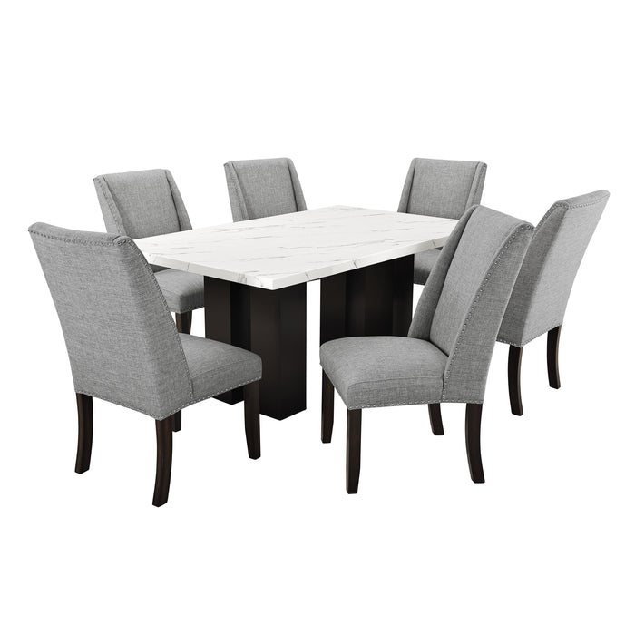 FAUST DINING CHAIR (2 PER CARTON)-GRAY - Furniture Stars (Chicago, IL)
